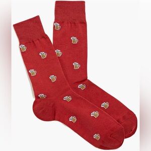 J. Crew Men’s Beer socks - CB116 - NWT - One Size